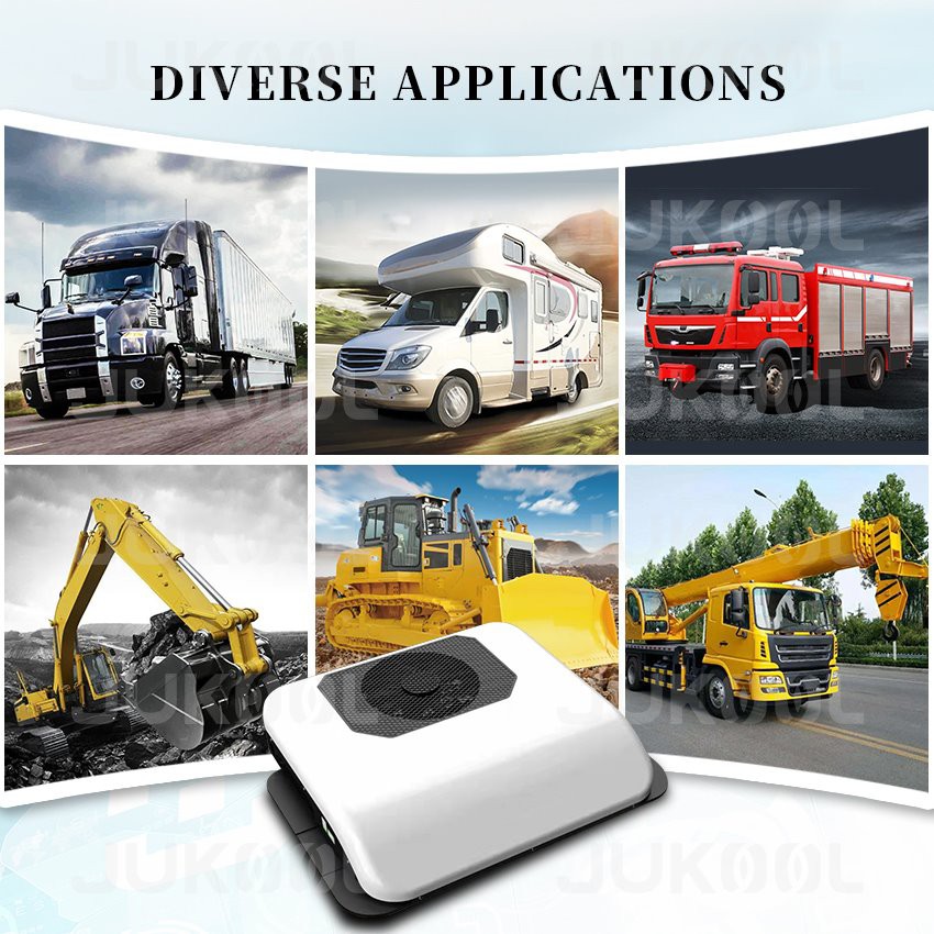 Application of 12v electric ac system for truck